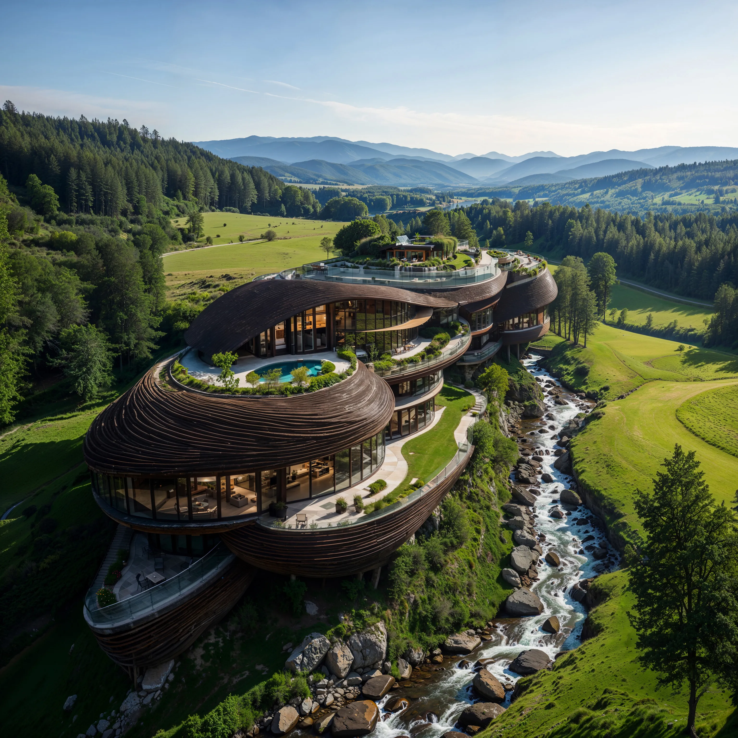 Carpathian Hotel — Aerial
